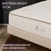 Total Comfort Wellington Mattress   25cm Thick   Euro Top   3-Zone Pocket Springs   Motion Isolation   No-Turn Design   Small Single, Single, Double, Queen, King, Super King (Queen 150x200x25 cm)