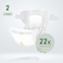 Bloomies Premium Baby Diapers Size 2, 3-8 kg, 40 Count, Eco-friendly And Hypoallergenic Ultra-Soft Nappy Diaper Skin Friendly, Leakage Protection, Wetness Indicator, 100% Organic Natural Bamboo Made