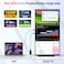 Quad Laptop Screen Extender, 15.6" FHD 1080P Triple Portable Monitors, One-Button Combine to 30" Wide Display, One Cable Connection with Driver, Compatible with Windows &amp; Mac