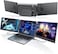 14" Triple Laptop Screen Extender FHD 1080P IPS Portable Monitor USB-C HDMI