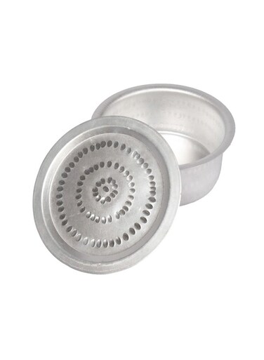 Aluminium Hammered Small Tope/Cooking Pot With Lid Silver 1.2Liters
