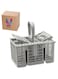 Cutlery Basket C00257140 With Handle And Lid For Indesit Dishwasher &amp; Whirlpool UNIVERSAL DELUXE Dishwasher
