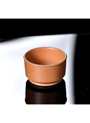 LDL EXY Yixing Purple Sand Peach Blossom Mud,Float Cup,Handmade,Pressure Hand Cup, 120cc,