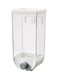 Plastic Fresh Keeping Sealed Storage White/Clear 12x9.8x26cm