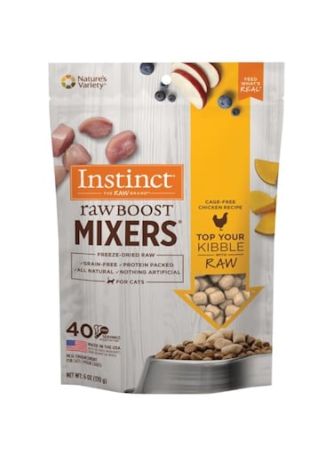 Instinct Raw Boost Mixers Chicken Freeze Dried Cat Food Topper - 6OZ