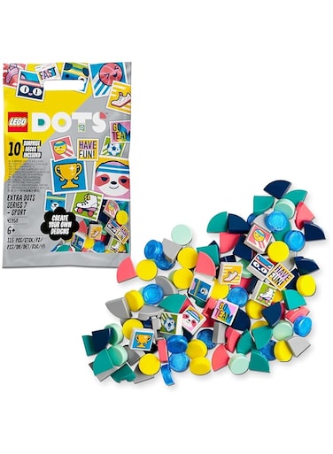 LEGO DOTS Extra DOTS Series 7 &ndash; SPORT 41958 DIY Decoration Kit (115 Pieces)