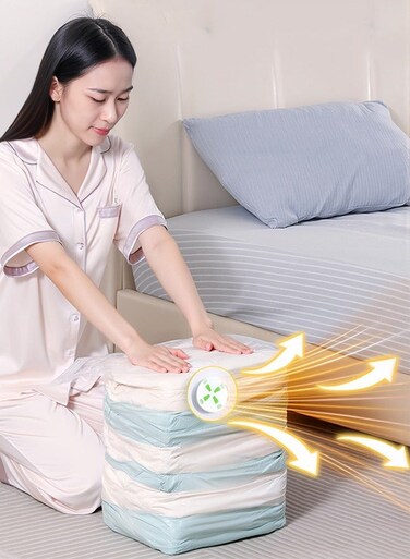 4PCS Vacuum Storage Bags 100&Atilde;&mdash;80&Atilde;&mdash;30cm Extra Large Compression Sealer Bags Space Saver Bags for Comforters Blankets Bedding's Clothes Quilts Duvets 100&Atilde;&mdash;80&Atilde;&mdash;30cm