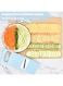 in 1 Mandoline Slicer for Kitchen, Vegetable Slicer Multi Blade Potato Chip, Veggie shredder, Vegetable Cutter, Julienne Shredder and peeler For Small Job In Kitchen Blue