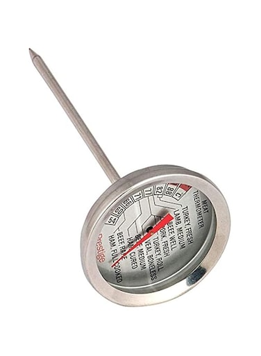 Prestige Meat Thermometer, Silver, H 9.4 x W 21.2 x D 5.4 cm