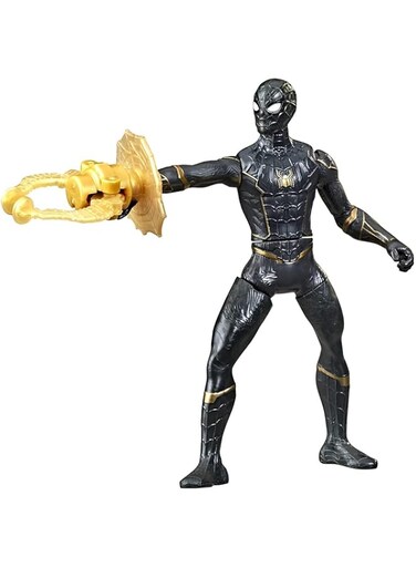 Spider-Man Marvel 6-Inch Deluxe Web Grappler Movie-Inspired Action Figure Toy with Attack Feature, for Kids Ages 4 and Up