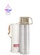 750 ml Stainless Steel Water Bottle with Cup &acirc;&euro;&ldquo; Vacuum Insulated Flask Keeps Drinks Hot or Cold for 24 Hours, Leakproof Metal Flask for Travel, Gym &amp; Sports &acirc;&euro;&ldquo; Glassy 750, Grey Grey