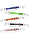 Saintrygo 5 Pcs Safety Dog Collar Clips Prong Dog Collar Backup Adjustable Reflective Nylon Dog Collar Connectors Metal Double Ended Backup Clasp for Dog Harness Pet (Bright Color)