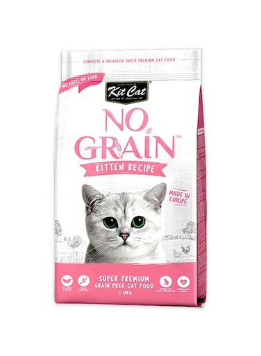 طعام جاف بدون حبوب للقطط الصغيرة - ١٠ كجم