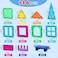 136 PCS Magnetic Tiles, Deluxe Building Blocks Magnet Toys Set for Kids,3D Magnet Puzzles Stacking Blocks for Boys Girls,Huge Set with 2 Cars