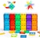 136 PCS Magnetic Tiles, Deluxe Building Blocks Magnet Toys Set for Kids,3D Magnet Puzzles Stacking Blocks for Boys Girls,Huge Set with 2 Cars