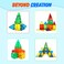 136 PCS Magnetic Tiles, Deluxe Building Blocks Magnet Toys Set for Kids,3D Magnet Puzzles Stacking Blocks for Boys Girls,Huge Set with 2 Cars