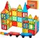 136 PCS Magnetic Tiles, Deluxe Building Blocks Magnet Toys Set for Kids,3D Magnet Puzzles Stacking Blocks for Boys Girls,Huge Set with 2 Cars