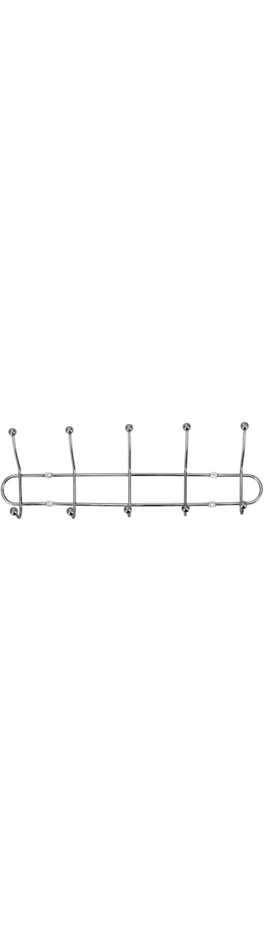 Delcasa Dc1442 Wall Mount Hook   6 Stainless Steel Hooks   Multi-Functional 6 Hook Rack Organizer For Hanging Coat Clothes Hat Towel Bags Keys   Durable Heavy Duty Wall-Mounted Hook Rack