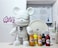 DIY Fluid Acrylic Pouring Paint COOL-BEAR Joy 33cm Money Saver Kit: Orange, Lemon-Yellow, Gold, Dark-Green, Rose-Red.