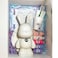 DIY Fluid Acrylic Pouring Paint Bunny 33cm Money Saver Kit, Purple, Light-Blue, Fluorescent-Pink, White, Light-Pink.