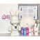 DIY Fluid Acrylic Pouring Paint Bunny 33cm Money Saver Kit, Purple, Light-Blue, Fluorescent-Pink, White, Light-Pink.