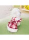 Plaid Dog Dress for Small Dogs Cats Bowknot Girl Dog Clothes with D-Ring Cute Princess Pet Puppy Dresses Spring Summer Pet Outfits for Tzu (Red, XS)