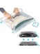 Vacuum Storage Bags for Clothes - Travel Accessories -Luggage Packing Compression Vacuum Sealed Bag, 5 Pack Roll Up Space Saver Bags,Travel Essentials/Home Storage Organizer, No Vacuum Pump Needed