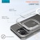 XLogiX Clear Case for iPhone 15 Pro Max &ndash; Slim, Stylish, Transparent Back Cover with MagSafe Compatibility &amp; Shockproof Protection   ClearX Series