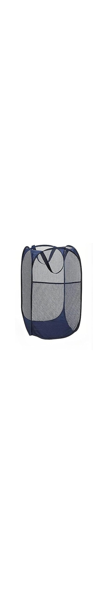 Collapsible Laundry Hamper with High Carbon Steel Frame &ndash; Foldable Pop-Up Laundry Basket,  Heavy-Duty Space-Saving Laundry Bag for Home, College Dorm, Travel Storage