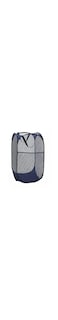 Collapsible Laundry Hamper with High Carbon Steel Frame &ndash; Foldable Pop-Up Laundry Basket,  Heavy-Duty Space-Saving Laundry Bag for Home, College Dorm, Travel Storage