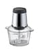 Arabest Meat Grinder Electric, 2L Food Glass Processor Meat Blender Food Chopper for Meat, Vegetables, Fruits and Nuts with 4 Sharp Blades, 1 Glass Bowl, 2 Speed Levels (2, Glass)