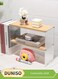 Desktop storage rack, double layer kitchen seasoning sorting rack, multifunctional dressing table storage rack, suitable for offices, kitchens, bedrooms, bathrooms, 28 * 14 * 34cm
