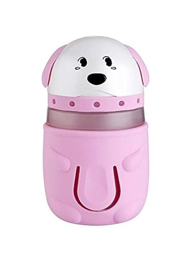 OEM Dog Shape Portable USB Humidifier with Color LED Light (Pink)