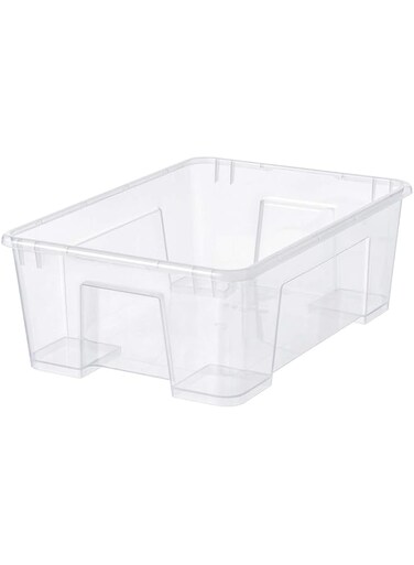 Samla Storage Box, Transparent, 39X28X14 cm/11 L