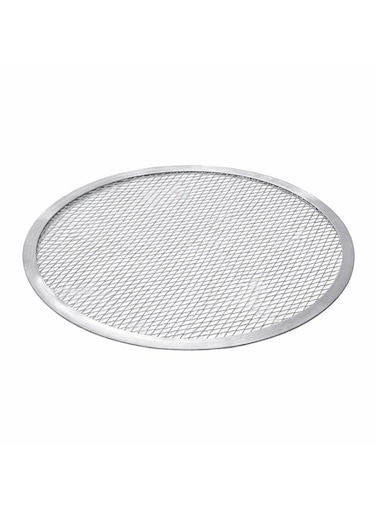 12-Inch Aluminium Pizza Screen Tray &acirc;&euro;&ldquo; Mesh Baking Pan for Even Heat Distribution &amp; Crispy Crust