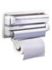 Dubai Gallery Multi Layer Food Wraps And Tissue Dispenser White AMZ-N16104432A