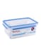 Masterseal Food Container Clear/Blue 3.7Liters