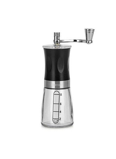 Manual Coffee Grinder 17cm - ABS Shell And Ceramic Grinder, Hand Crank Coffee Bean, Small Hand Coffee Milling Machine for Office, Home, Traveling, Camping