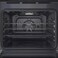 CM SONG NERO Built In Electric Oven 60cm, 65L Kitchen Oven with Convection Fan, 5 Cooking Functions, Electric Oven with Grill, Double Glass Door, Black Built In Oven for Modern Home Kitchen