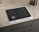 CM TWIN INOX 60 4B 60cm Stainless Steel Gas Hob &ndash; 4 Burner Cooktop with Cast Iron Pan Supports &amp; Safety Device