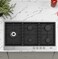 CM TWIN INOX 90 5B 90cm Stainless Steel Gas Hob &ndash; 5 Burner Cooktop with Cast Iron Pan Supports &amp; Safety Device