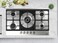 CM FORTUNA 905 IX 90cm Stainless Steel Gas Hob &ndash; Italian SABAF Burners, Flame Failure Safety &amp; Cast Iron Pan Supports
