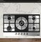 CM FORTUNA 905 IX 90cm Stainless Steel Gas Hob &ndash; Italian SABAF Burners, Flame Failure Safety &amp; Cast Iron Pan Supports
