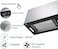 CM F97 Built-In Undercabinet Hood &ndash; 52cm Black Glass Range Hood with Touch &amp; Motion Control, 700 m&sup3;/h Suction