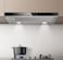 CM F6 BLACK GLASS 90cm Under-Cabinet Pull-Out Hood &ndash; Black Glass Range Hood with Aluminum Filters &amp; 420 m&sup3;/h Suction
