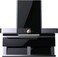 CM AMBER NERO 90cm Wall Mounted Cooker Hood &ndash; Black Kitchen Hood with Self-Cleaning Baffle Filter, 9 Speeds &amp; 1400 m&sup3;/h Airflow