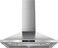 CM BUTTERFLY INOX 60cm Wall Mounted Range Hood &ndash; Silver Hood with Touch Screen &amp; 1000 m&sup3;/h Airflow