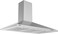 CM FORCE 90CM Wall Mounted Range Hood, Stainless Steel &amp; Aluminum Panel, Push Button Control, 3 Speeds, 450-500 m&sup3;/h Airflow, 150-120mm Outlet, Carbon Filter Option, 2x40W Bulbs, 112W Total Power