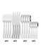 24Piece Creative Star Diamond Stainless Steel Cutlery Set with Gold Accents Gift Box Steak Knives Forks Spoons