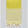 Honeycomb Beach Towel 100% recycled cotton Yellow